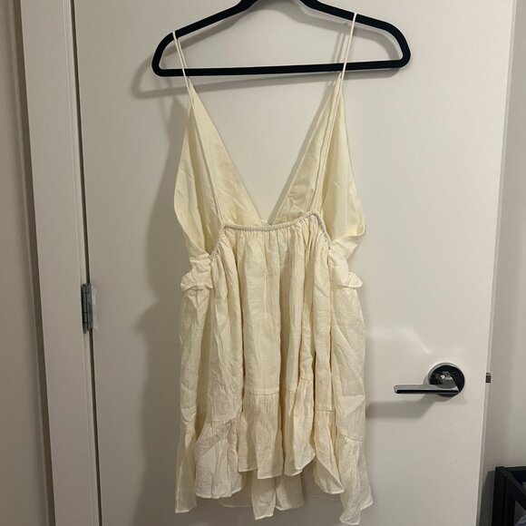 Nasty Gal Peplum Ruffle Strappy Swing Dress - Picture 3 of 4